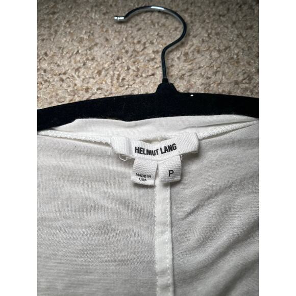 Helmut Lang - White Sheer Flowy Tank Top - Luxury XS - Picture 4 of 9